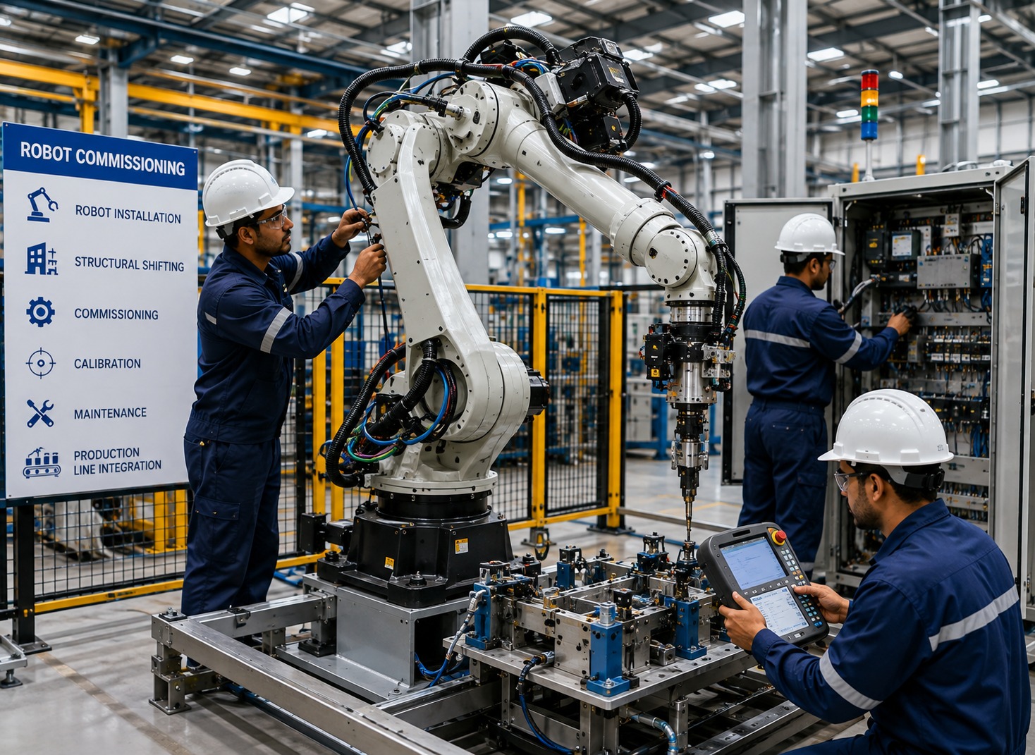 Robot Commissioning & Production Line Integration